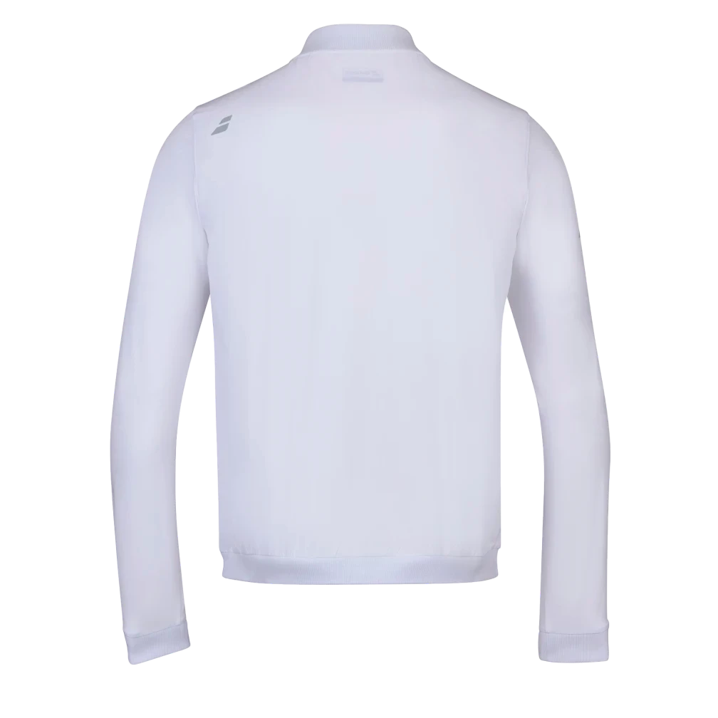 Babolat Junior Play Jacket (White) - Image 3