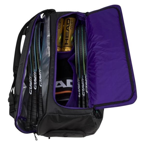 Head R-PET Gravity Duffel 12 Pack Racquet Bag (Black) 3 Head R-PET Gravity Duffel 12 Pack Racquet Bag (Black) - Image 3