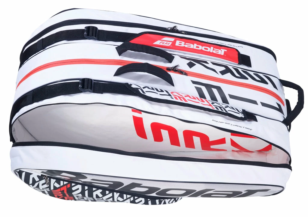Babolat Pure Strike 12 Pack Racquet Bag (White) - Image 4