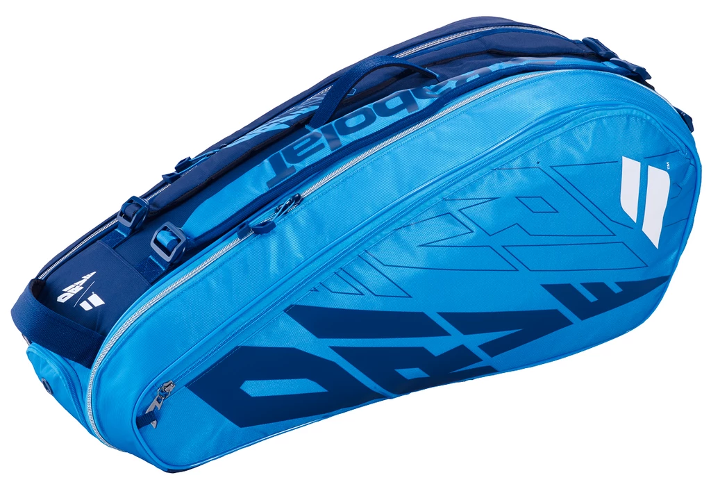 Babolat Pure Drive 6 Pack Racquet Bag (Blue/Navy) 1 Babolat Pure Drive 6 Pack Racquet Bag (Blue/Navy)
