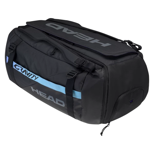 Head R-PET Gravity Duffel 12 Pack Racquet Bag (Black) 1 Head R-PET Gravity Duffel 12 Pack Racquet Bag (Black)