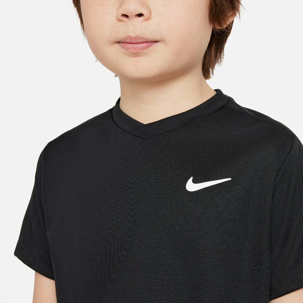 Nike Boys' Dri-FIT Victory Top (Black/White) - Image 3