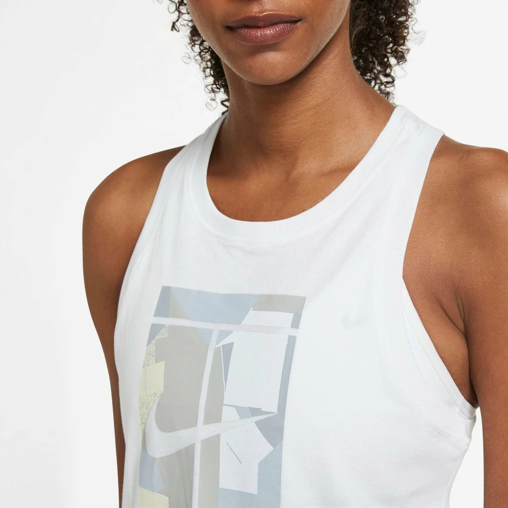 Nike Women's Spring Court Tennis Tank (White) - Image 3