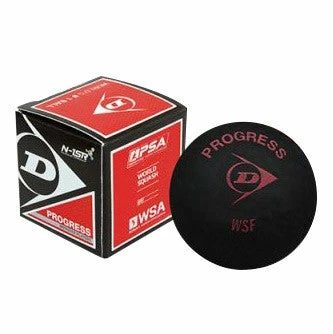 Dunlop Progress Red Dot Squash Ball (Box Of 12 Balls) 2 Dunlop Progress Red Dot Squash Ball (Box Of 12 Balls) - Image 2