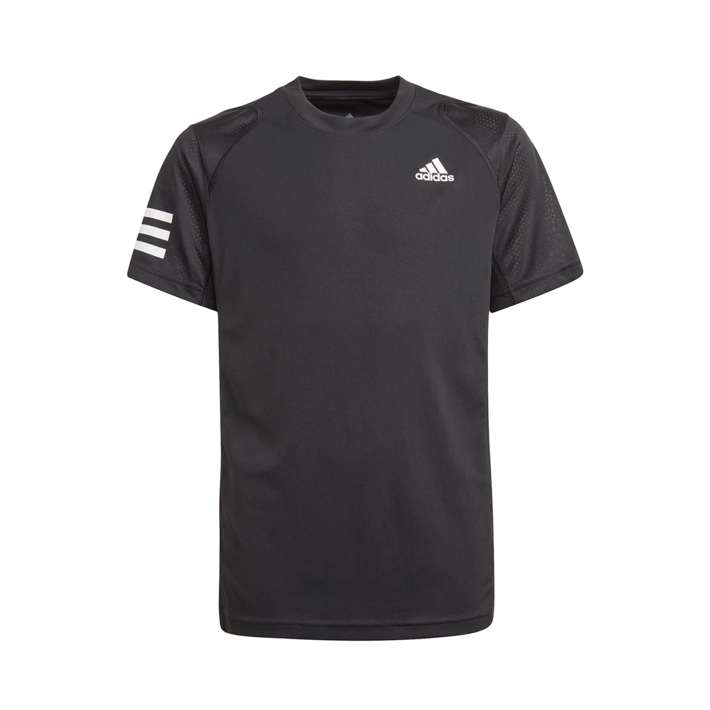 Adidas Boys Club 3 Stripes Top (Black/White)