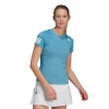Adidas Women's Club Top (Hazy Blue/White)
