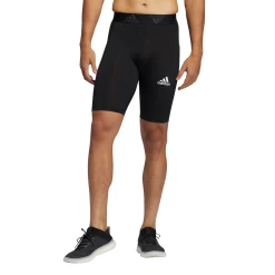 Adidas Men's TechFit Short Tights (Black)