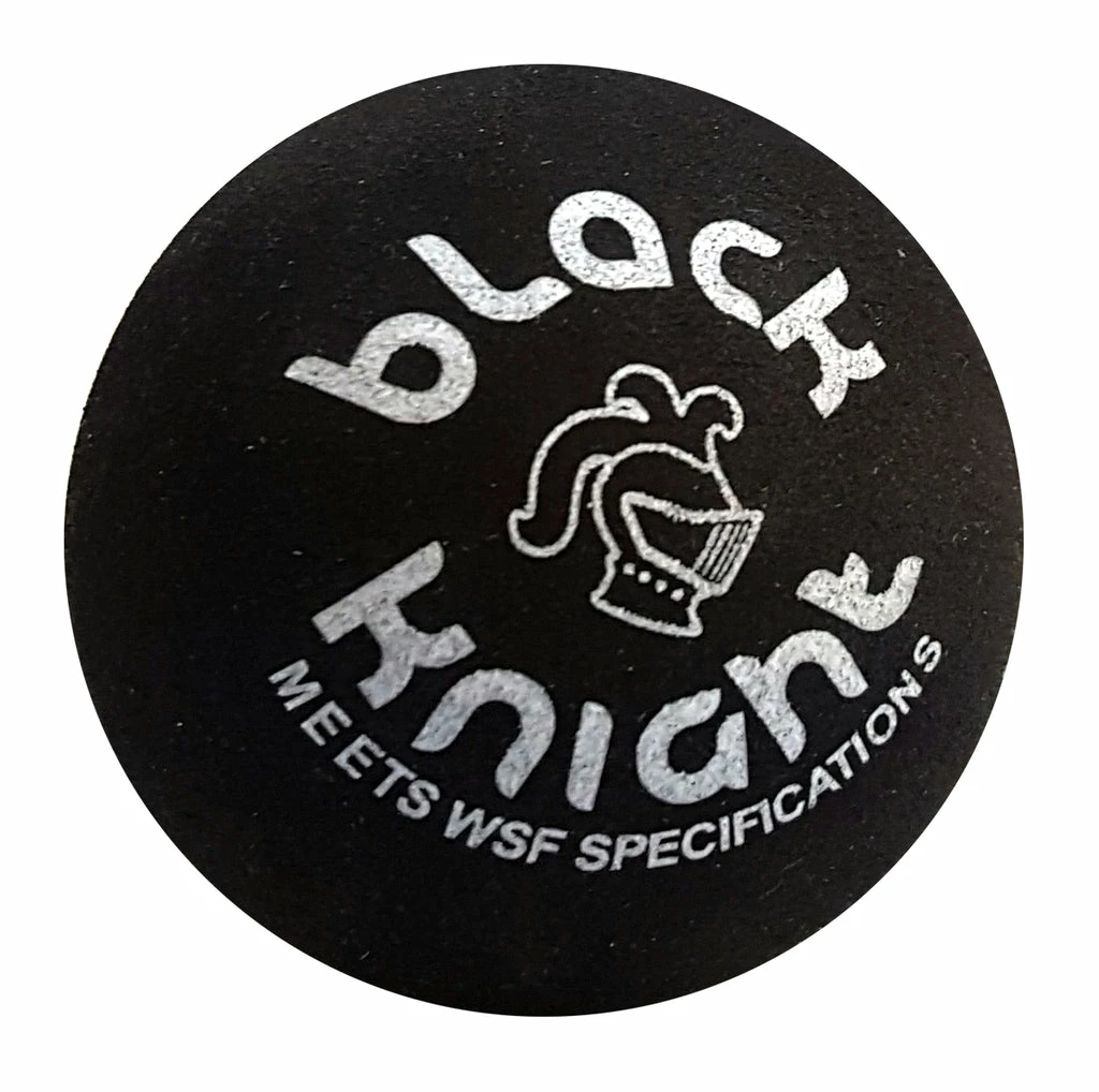 Black Knight Tru-Bounce Double Yellow Dot Squash Ball