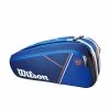 Wilson Super Tour 9 Pack Roland Garros Racquet Bag (Blue/Clay)