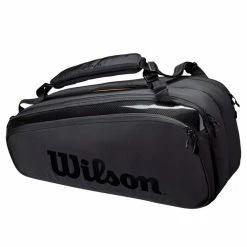 Wilson Pro Staff V13 Super Tour 9 Pack Racquet Bag (Black)