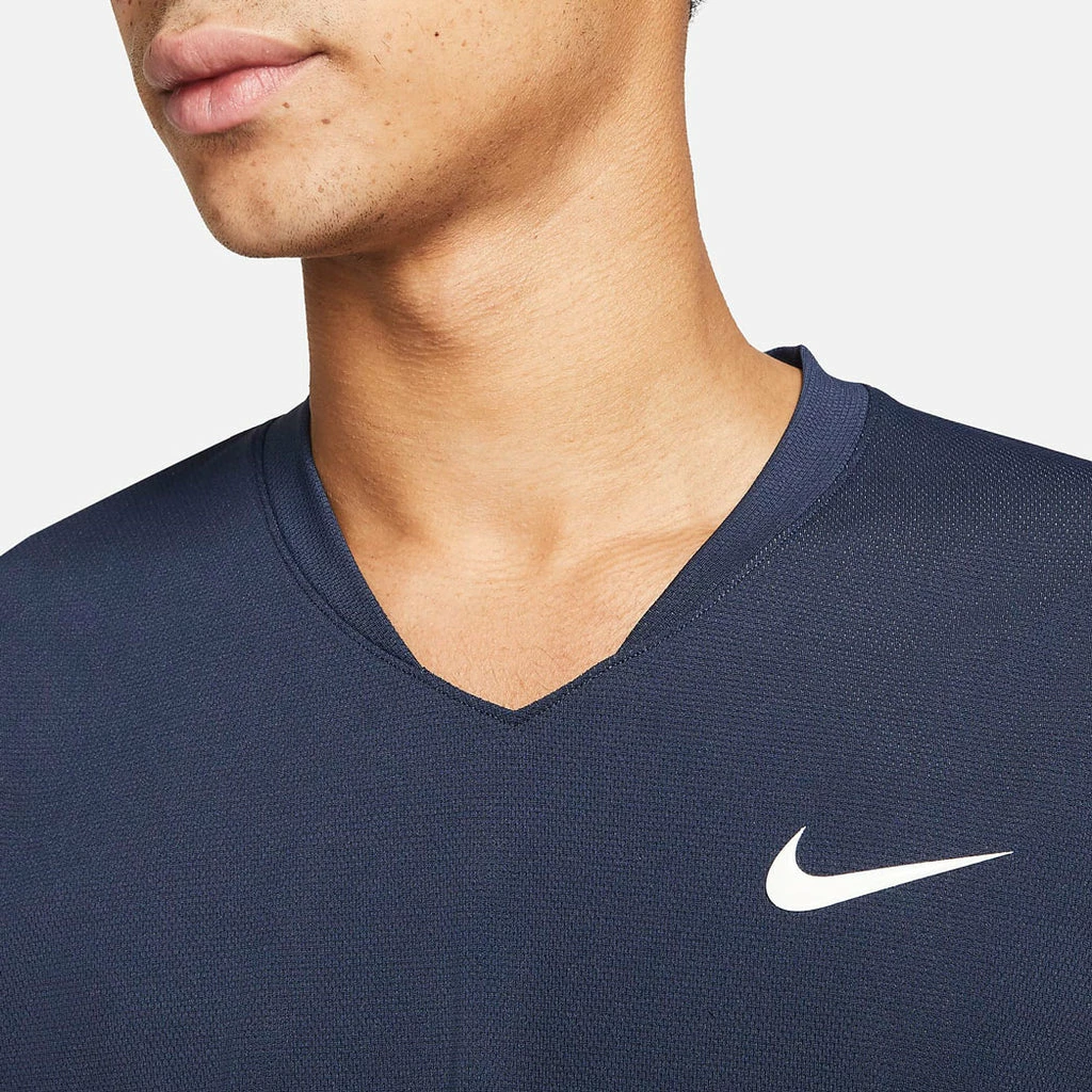 Nike Men's Dri-FIT Slam Top (Obsidian/White) - Image 3