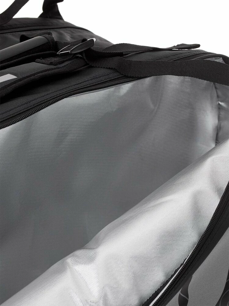 Prince Tour Reflective 12 Pack Racquet Bag (Black/Silver) - Image 3